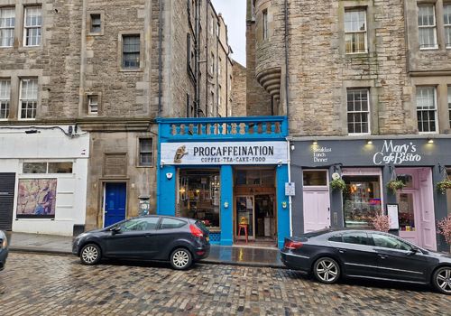 Procaffeination Cafe, Old Town, Edinburgh